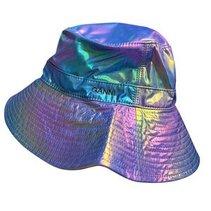 Ganni Quilted Recycled  Tech Bucket Hat